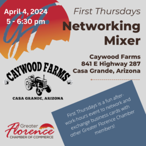 First Thursday Networking Mixer hosted by Caywood Farms @ Caywood Farms